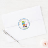 Alice in Wonderland Verjaardag Stickers (Envelop)