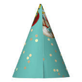 Alice in Wonderland verjaardagsfeest Feesthoedjes (Achterkant)