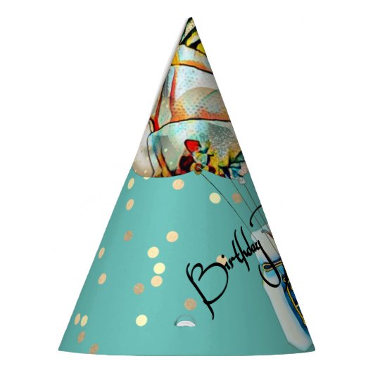 Alice in Wonderland verjaardagsfeest Feesthoedjes (Links)