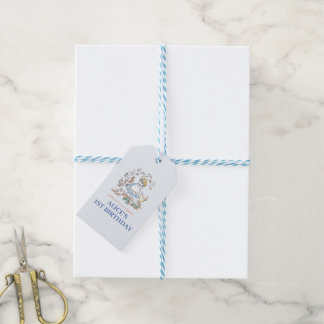 Alice in Wonderland verjaardagsfeestje Cadeaulabel