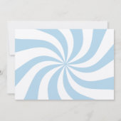 Alice in Wonderland verjaardagsfeestje Kaart (Achterkant)