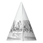  Alice in Wonderland Verjaardagsthee Party Pet Feesthoedjes (Achterkant)