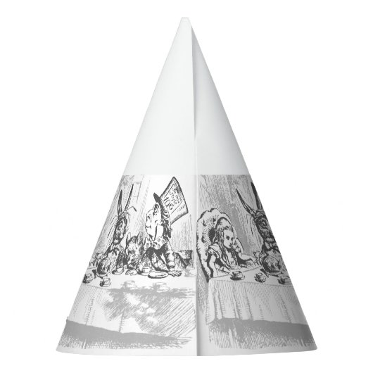  Alice in Wonderland Verjaardagsthee Party Pet Feesthoedjes (Achterkant)