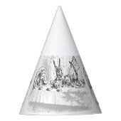  Alice in Wonderland Verjaardagsthee Party Pet Feesthoedjes (Voorkant)