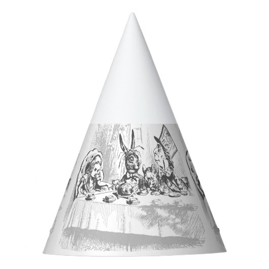  Alice in Wonderland Verjaardagsthee Party Pet Feesthoedjes (Voorkant)
