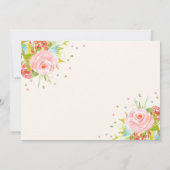 Alice in Wonderland Verjaardagsuitnodiging Kaart (Achterkant)