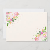 Alice in Wonderland Verjaardagsuitnodiging Kaart (Achterkant)