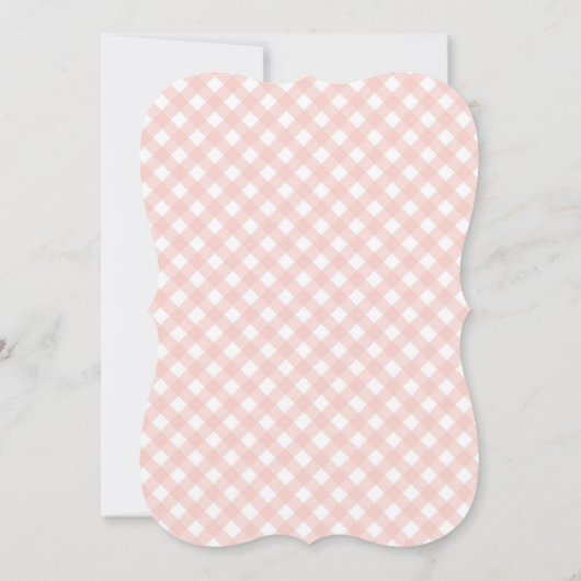 Alice in Wonderland verjaardagsuitnodiging roze Kaart (Achterkant)