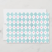 Alice in Wonderland verjaardagsuitnodiging Tea Par Kaart (Achterkant)