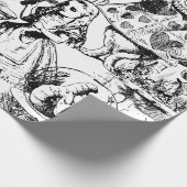 Alice in Wonderland - Verpakkingspapier Cadeaupapier (Hoek)