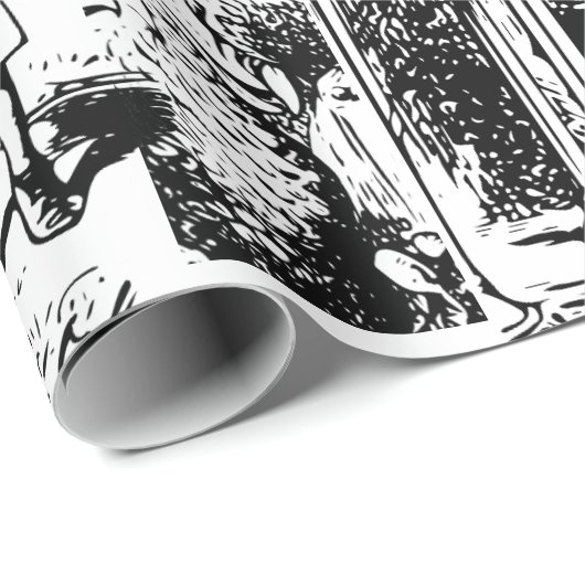 Alice in Wonderland - Verpakkingspapier Cadeaupapier (Rol Hoek)