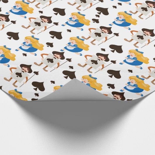 Alice in Wonderland - Verpakkingspapier Cadeaupapier (Hoek)
