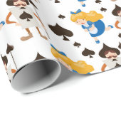 Alice in Wonderland - Verpakkingspapier Cadeaupapier (Rol Hoek)