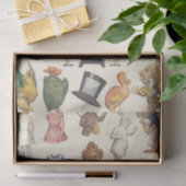 Alice in Wonderland,  Victoriaans Papier Doll (Geschenk)