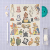 Alice in Wonderland,  Victoriaans Papier Doll (Craft)