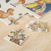 Alice in Wonderland,  Victoriaans Papier Doll Legpuzzel (Zijkant)