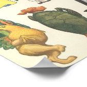 Alice in Wonderland, Victoriaans Papier Doll Poster (Hoek)