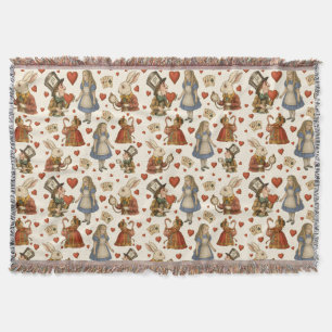 Alice in Wonderland Vintage Deken