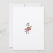 Alice In Wonderland Vintage Verhaal Baby Shower Kaart (Achterkant)