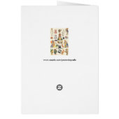 Alice in Wonderland, Vintage Victoriaanse papieren (Achterkant)