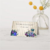 Alice in Wonderland Vintage Wedding Plaatskaartje (Achterkant)