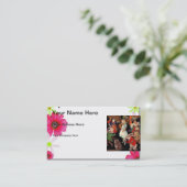 Alice in Wonderland Visitekaartje (Staand voorkant)