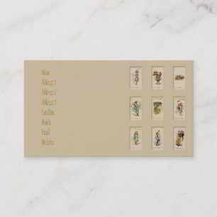 Alice in Wonderland Visitekaartje