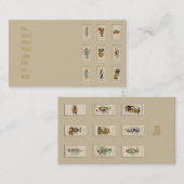 Alice in Wonderland Visitekaartje (Voorkant / Achterkant)