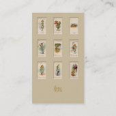 Alice in Wonderland Visitekaartje (Achterkant)