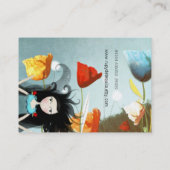 Alice in Wonderland Visitekaartjes (Achterkant)