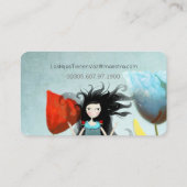 Alice in Wonderland Visitekaartjes (Achterkant)