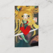 Alice in wonderland Visitekaartjes (Achterkant)