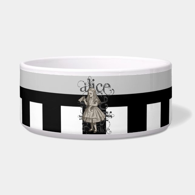 Alice in Wonderland Voerbakje (Voorkant)