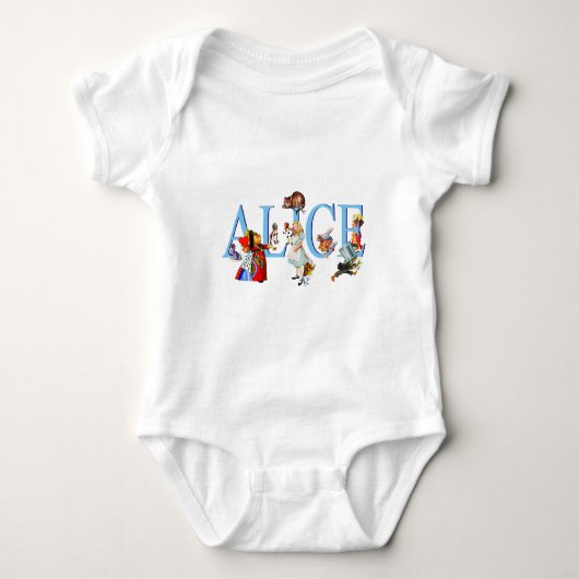 ALICE IN WONDERLAND & VRIENDEN ROMPER (Voorkant)