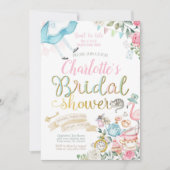 Alice in Wonderland Vrijgezellenfeest Kaart (Voorkant)