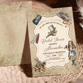 Alice in Wonderland  Vrijgezellenfeest Kaart