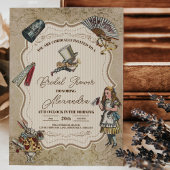 Alice in Wonderland  Vrijgezellenfeest Kaart