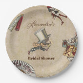 Alice in Wonderland  Vrijgezellenfeest Papieren Bordje (Voorkant)