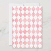 Alice in Wonderland Vrijgezellenfeest Tea Invitati Kaart (Achterkant)