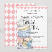 Alice in Wonderland Vrijgezellenfeest Tea Invitati Kaart (Voorkant / Achterkant)