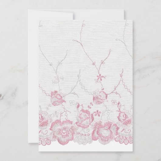 Alice in Wonderland Vrijgezellenfeest Tea Party Kaart (Achterkant)