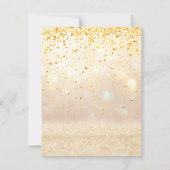 Alice in Wonderland Vrijgezellenfeest Tea Party no Kaart (Achterkant)