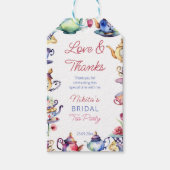 Alice in wonderland vrijgezellenfeest theefeest gu cadeaulabel (Voorkant)