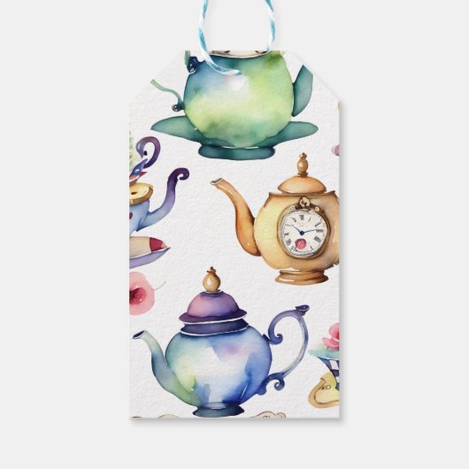 Alice in wonderland vrijgezellenfeest theefeest gu cadeaulabel (Achterkant)