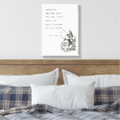 Alice in Wonderland W/Flamingo Adventure Quote Canvas Afdruk (Insitu (Slaapkamer))