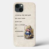 Alice in Wonderland W/Flamingo Adventure Quote Case-Mate iPhone Case (Achterkant)