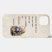 Alice in Wonderland W/Flamingo Adventure Quote Case-Mate iPhone Case (Achterkant (horizontaal))