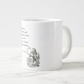 Alice in Wonderland W/Flamingo Adventure Quote Grote Koffiekop (Voorkant rechts)