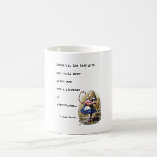 Alice in Wonderland W/Flamingo Adventure Quote Koffiemok