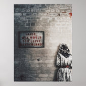 ALICE IN WONDERLAND & "WAAROM ZOU JE VERLATEN" SIG POSTER (Voorkant)